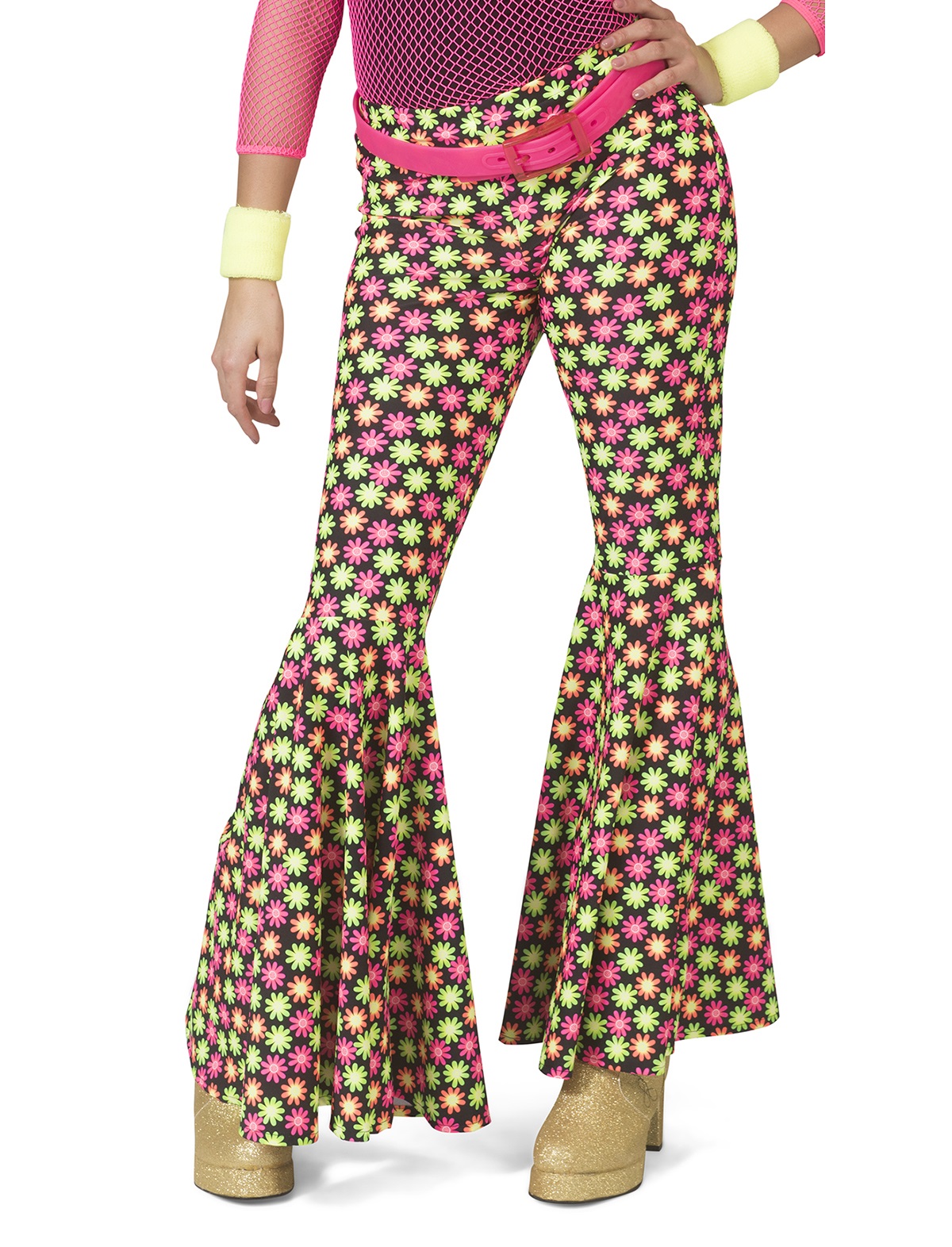 Hippy broek bloem